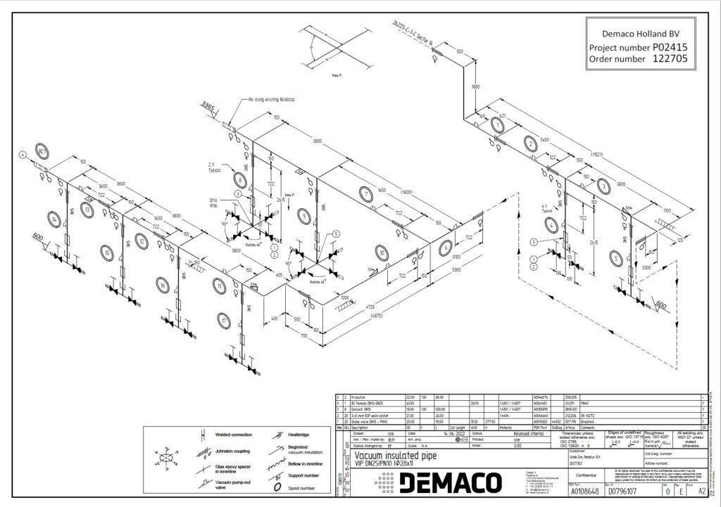 vacuum insulated piping
