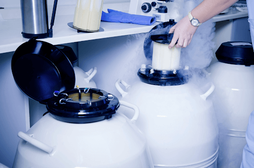 Liquid nitrogen storage solutions